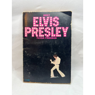 Meet Elvis Presley by Favius Friedman Paperback Biography Book Used