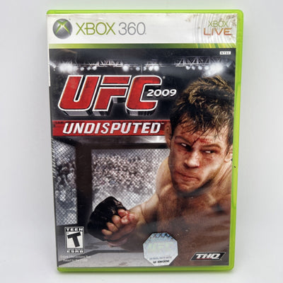 UFC 2009 Undisputed Microsoft Xbox 360 Complete With Manual And Case Used