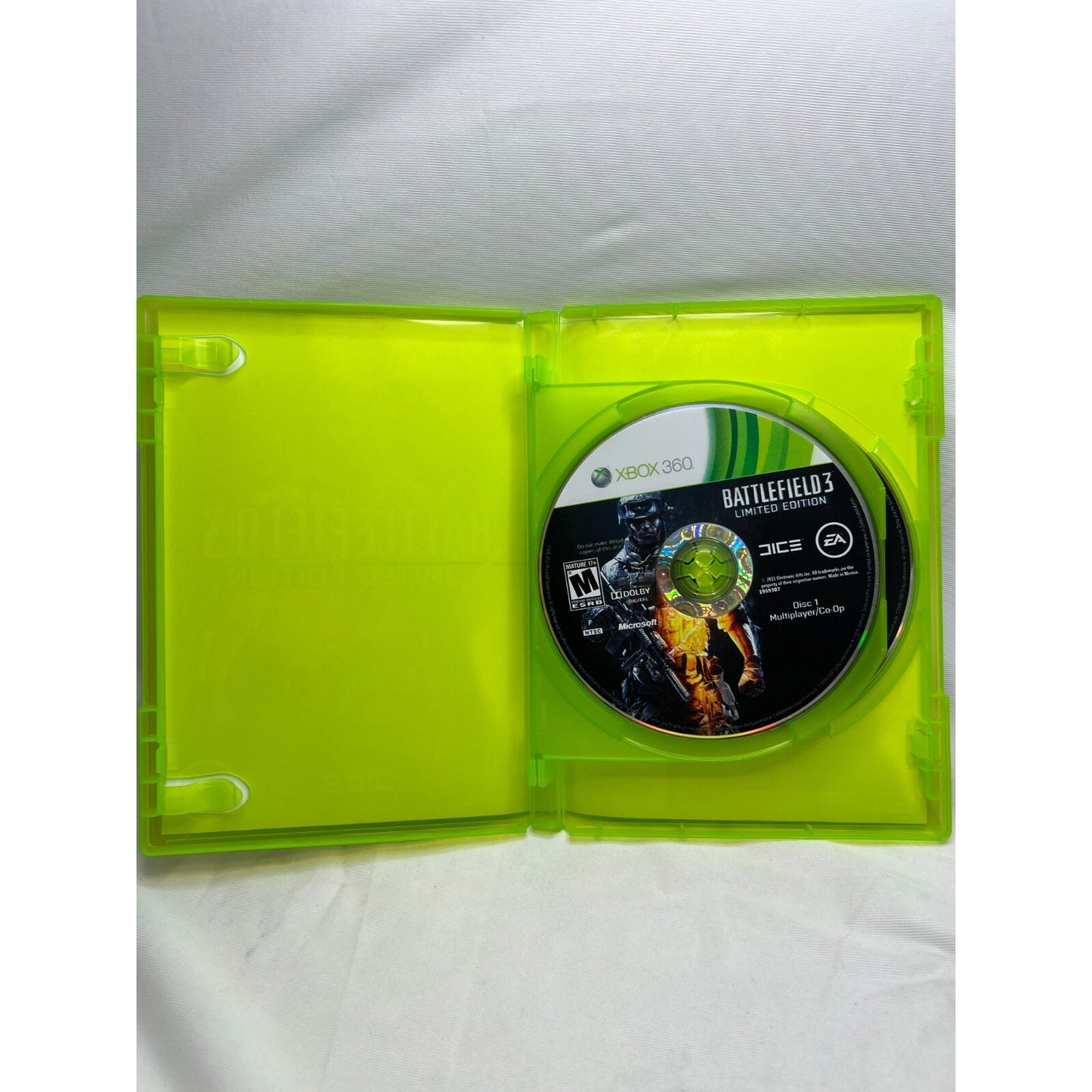 Battlefield 3 Limited Edition Xbox 360 BF3 Tested Video Game Used