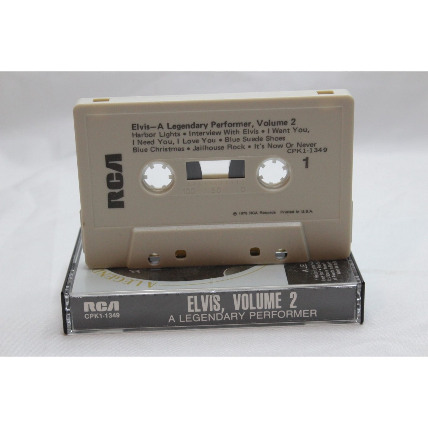 Elvis A Legendary Performer Vol 2 Cassette Tape Tested Music Used