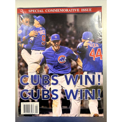 CUBS WIN! CUBS WIN! MAGAZINE RYLIND MEDIA SPECIAL COMMEMORATIVE ISSUE