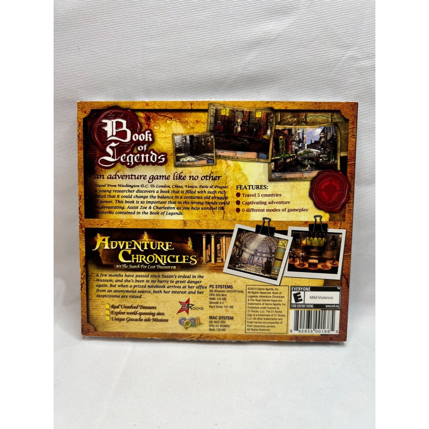 Book of Legends Adventure Chronicles PC Tested Video Game Used