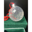Hand Cut Crystal Christmas Ornament Czech Republic 24% Clear Glass Rare Find