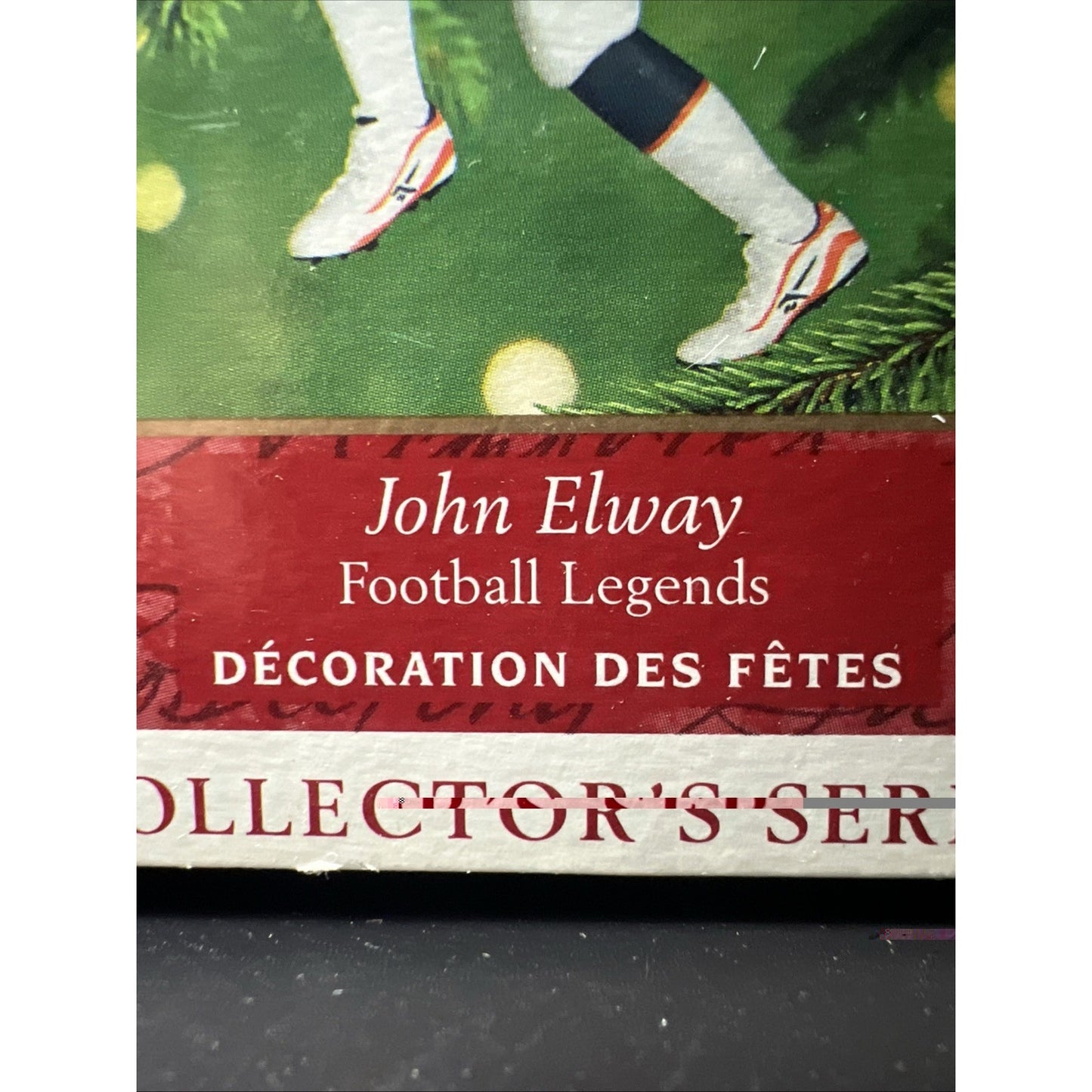 Hallmark Keepsake Christmas Ornament John Elway Denver Broncos NFL Football Vtg