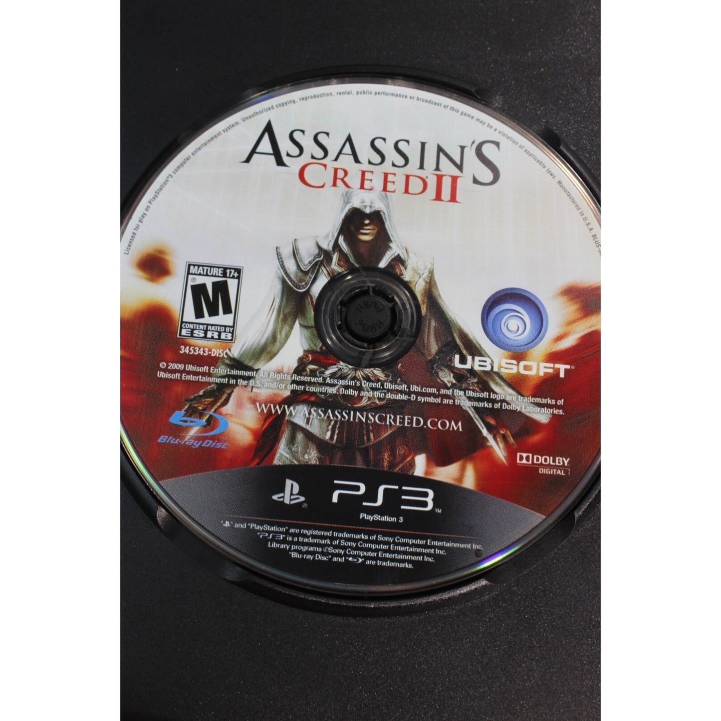 Assassin's Creed II PlayStation 3 PS3 Video Game Used Action Adventure Game