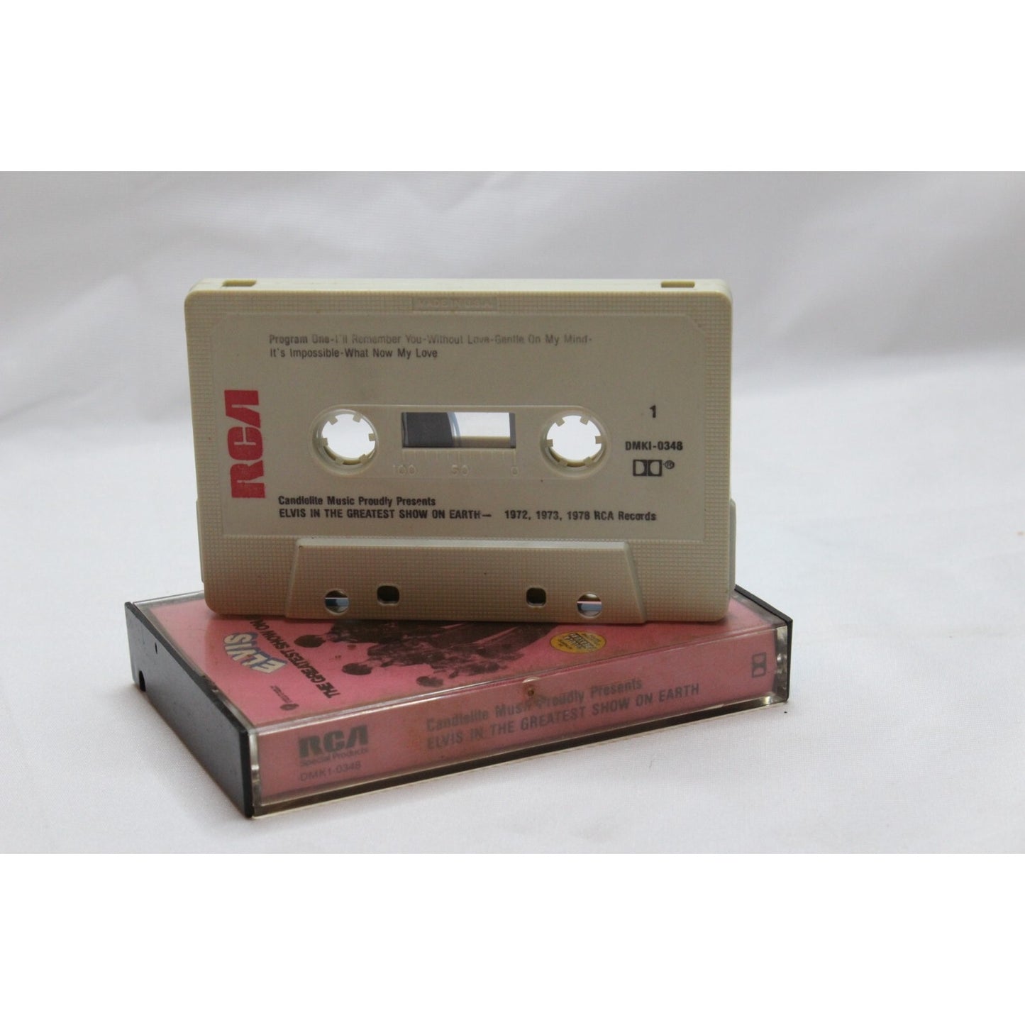 Elvis Presley The Greatest Show On Earth Cassette Tape Tested Music Used