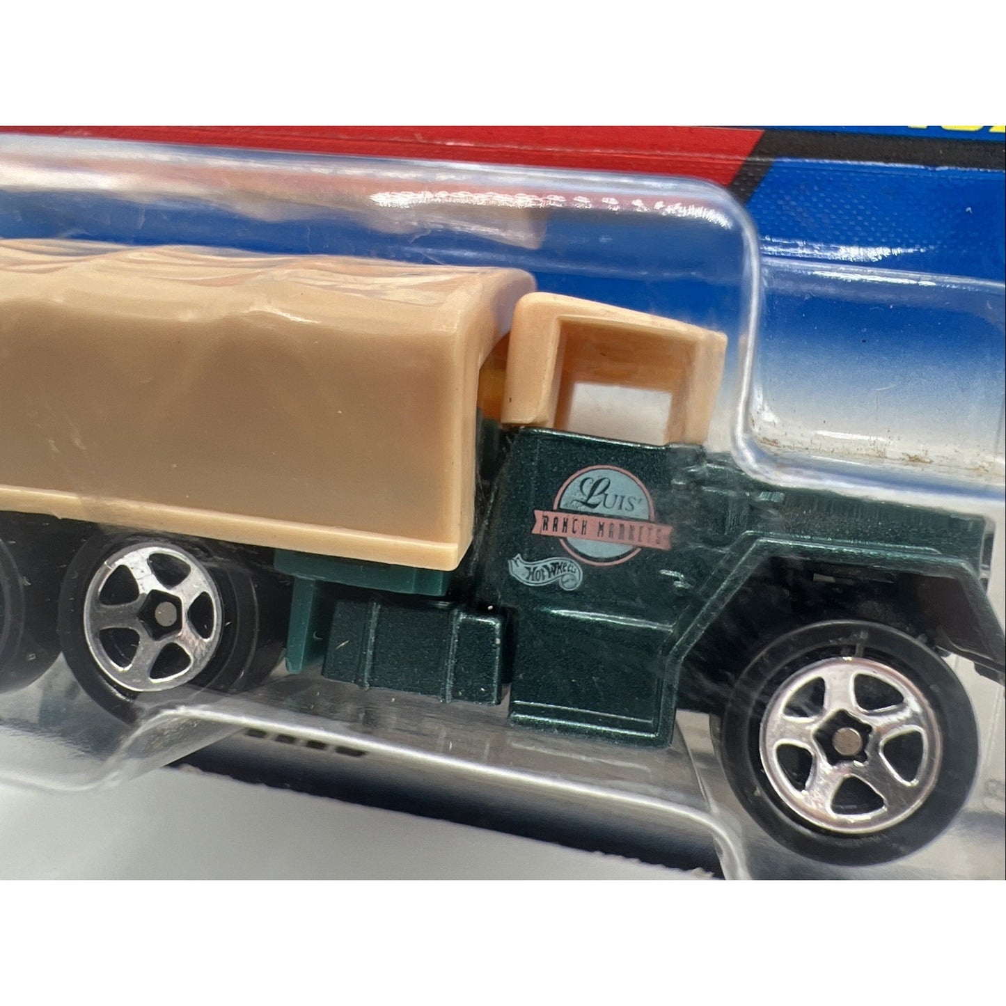 Hot Wheels Troop Convoy #487 Green 1996 Mainline Military Army War Truck