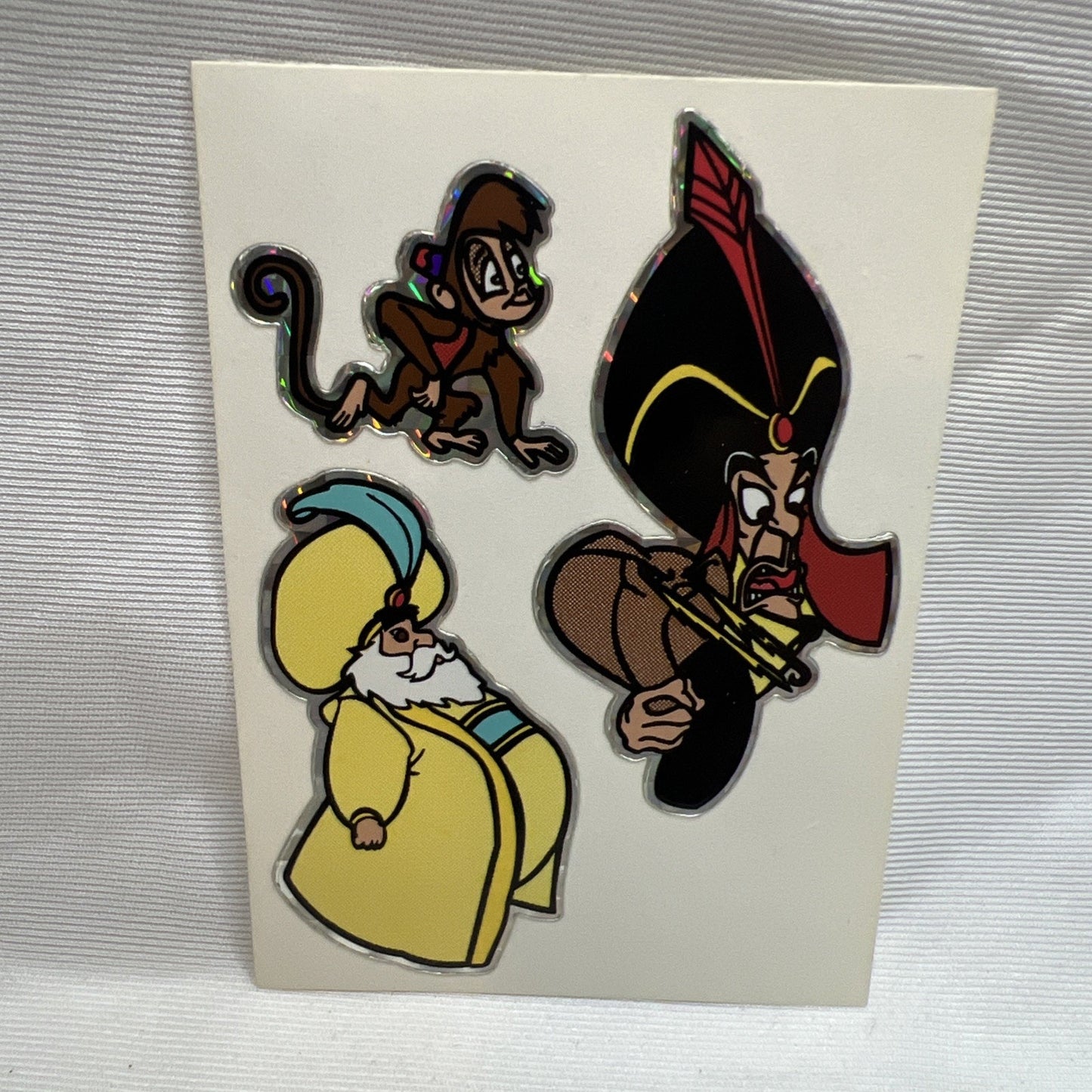 Disney Aladdin Jasmine Vending Machine Sticker Prism 1990's Vintage Rare