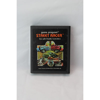 Street Racer CX2612 Atari 2600 Tested Video Game Used