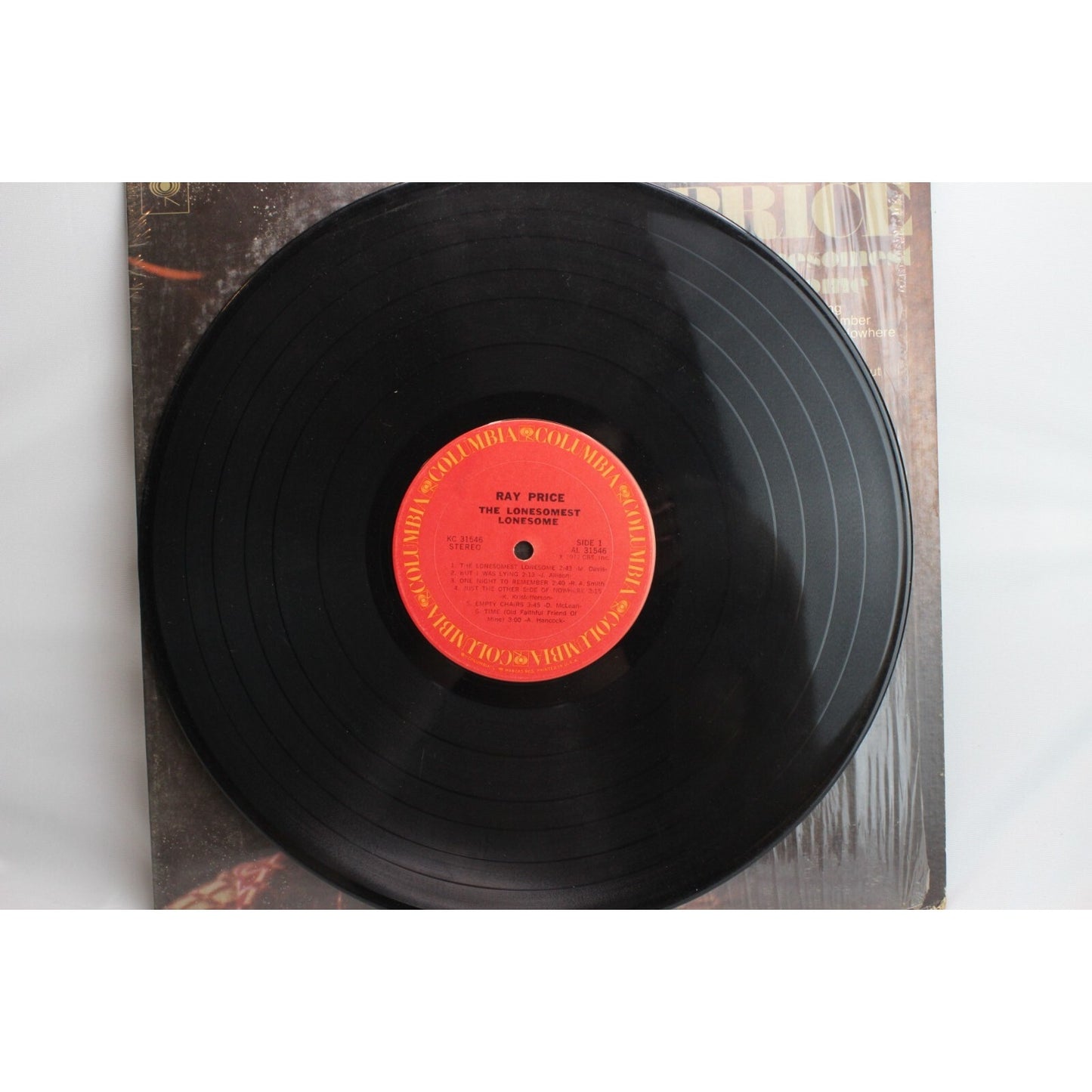 Ray Price – The Lonesomest Lonesome Vinyl Record LP Tested Used