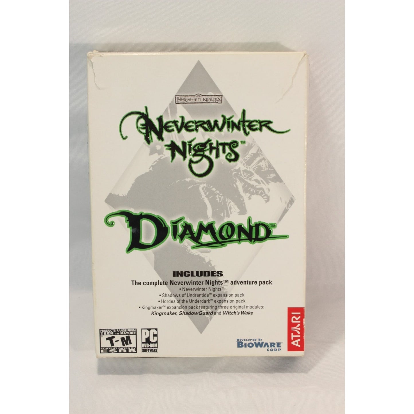 PC Neverwinter Nights Diamond Atari Used Tested Video Game RPG Classic Fantasy