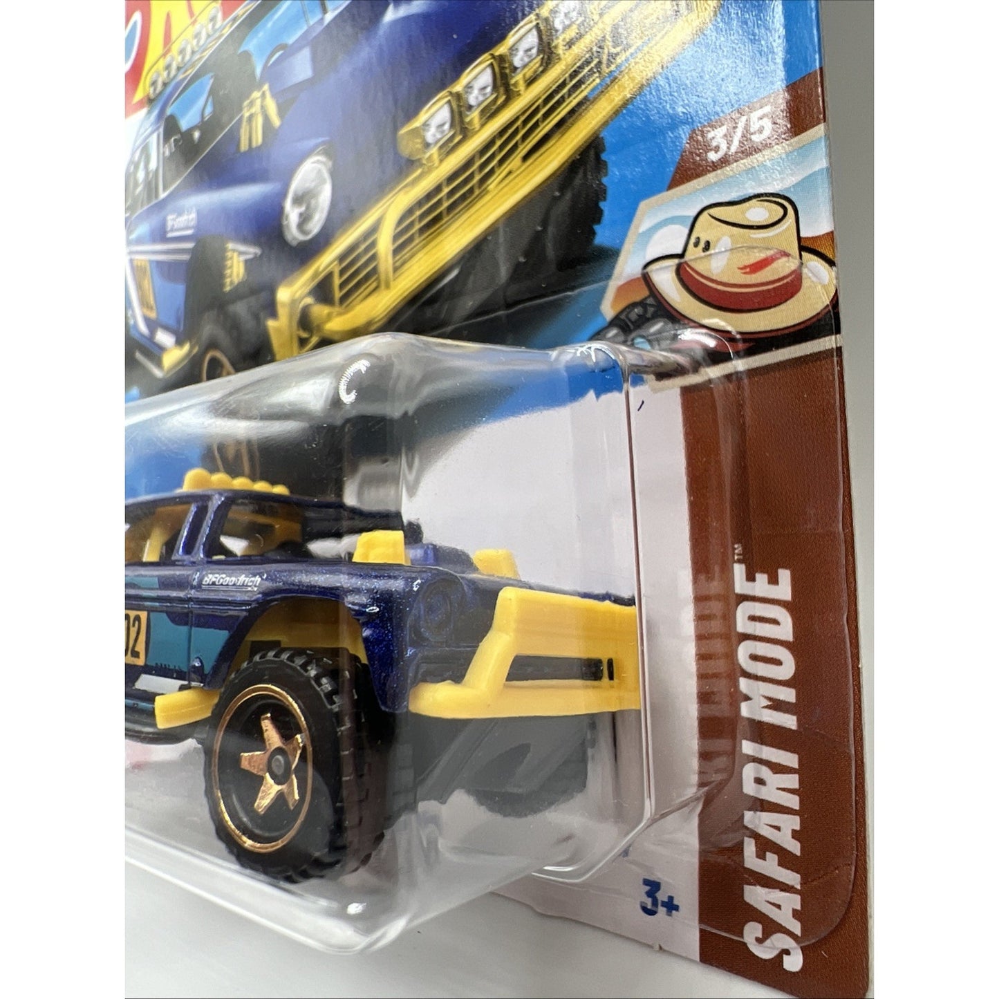 Hot Wheels 2025 Case M Big-Air Bel-Air Safari Mode Blue Off Road Truck