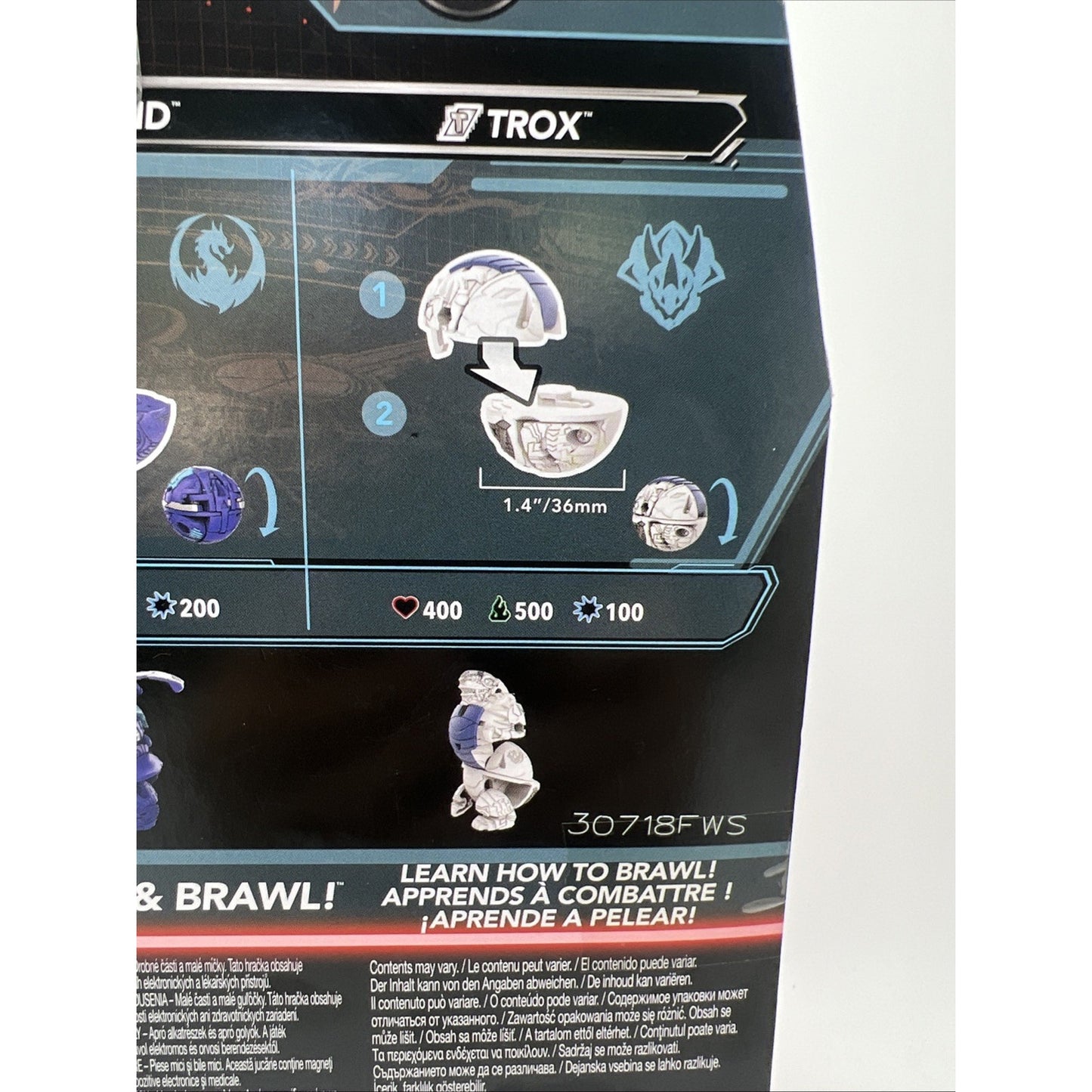 Roblox Bakugan Special Attack Nillious Dragonoid Trox Starter Pack Figures NEW