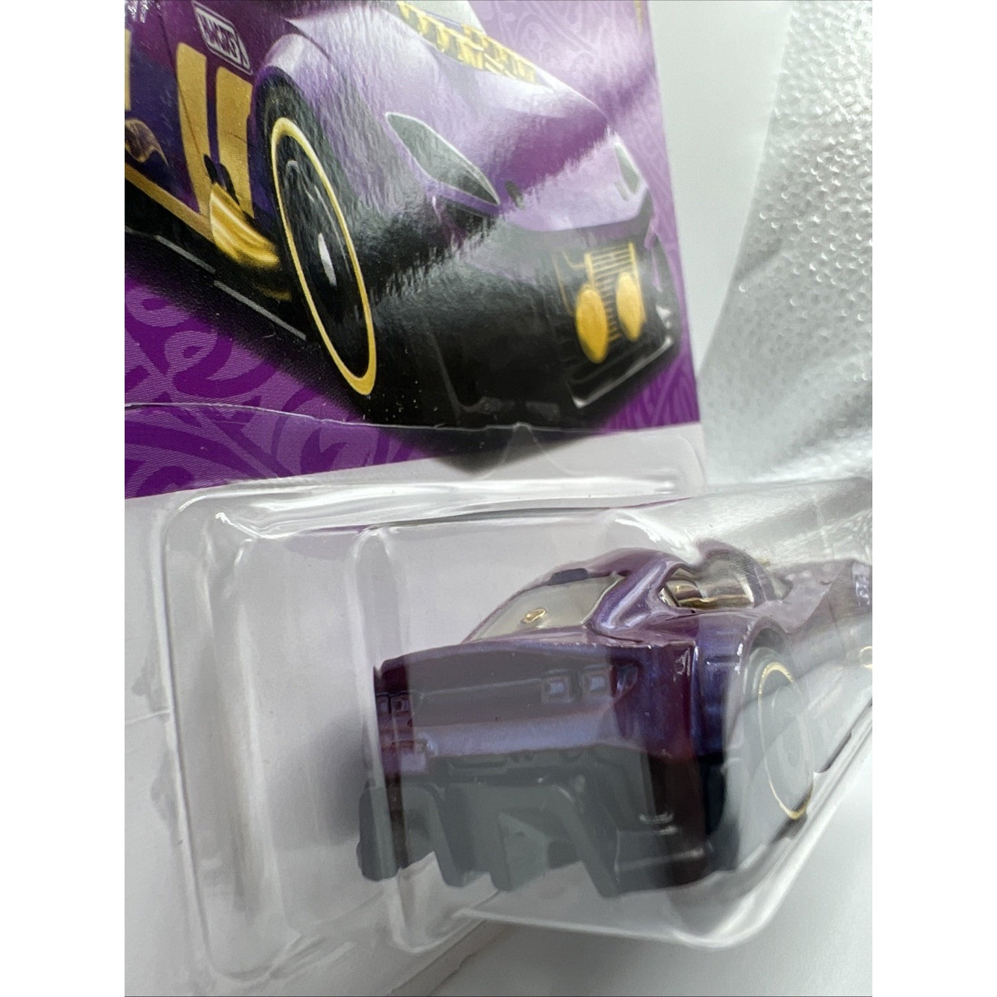Hot Wheels 57th Anniversary Muscle And Blown #5 Purple Gold Race Car Model