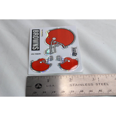 Cleveland Browns 1993 Team NFL Vending Machine Sticker Card Prism Football New