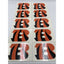 NFL Cincinnati Bengals Temporary Tattoo Pack Of 10 Face Body Tattoos Football