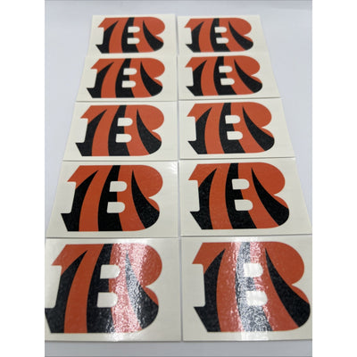 NFL Cincinnati Bengals Temporary Tattoo Pack Of 10 Face Body Tattoos Football