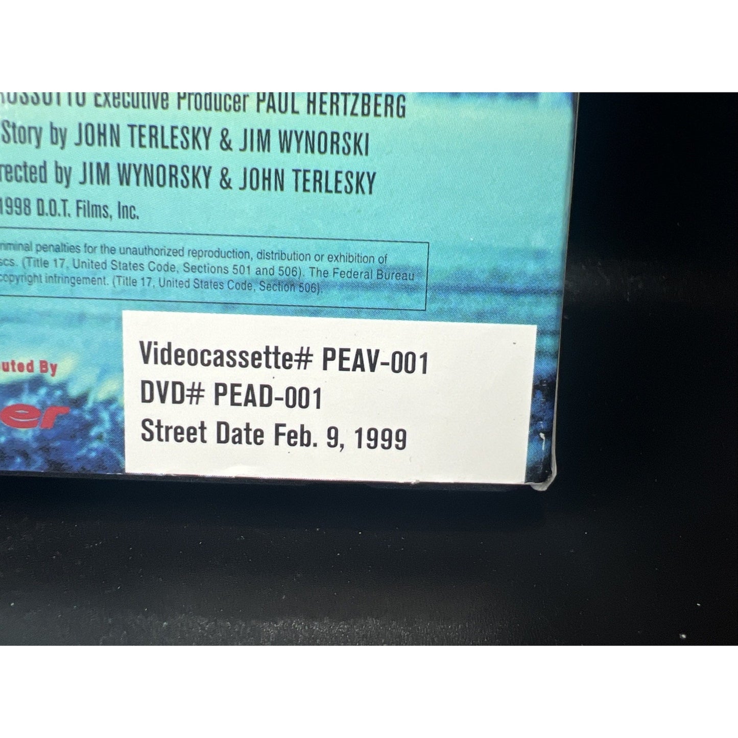 The Pandora Project (VHS, 1999) Promo Promotional Use Only Demo Tape Rare