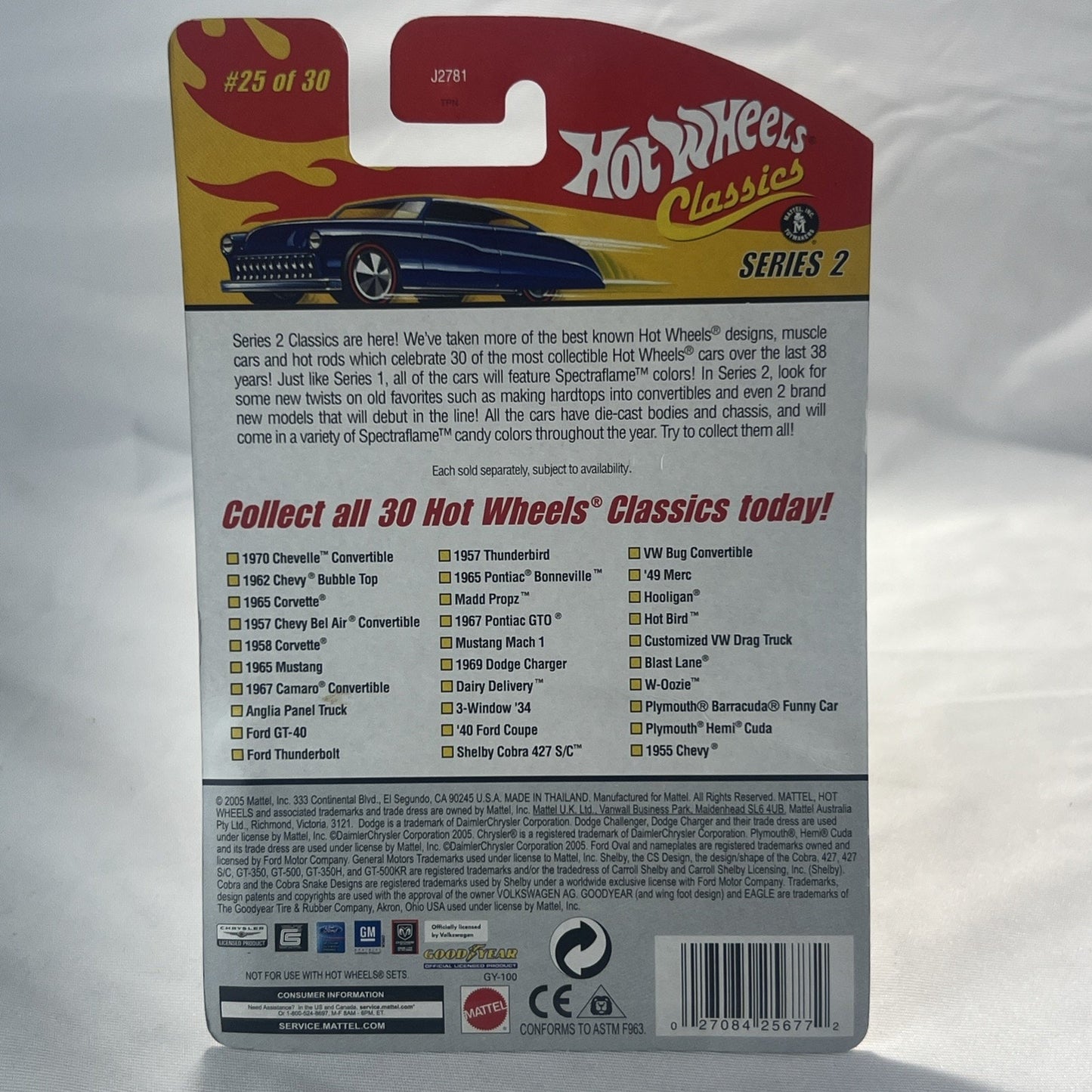 Hot Wheels 2006 Classics Series 2 #25 Customized VW Drag Truck Antifreeze