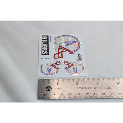 1993 Houston Oilers Helmet Sticker Vintage NFL Vending Machine Prism New