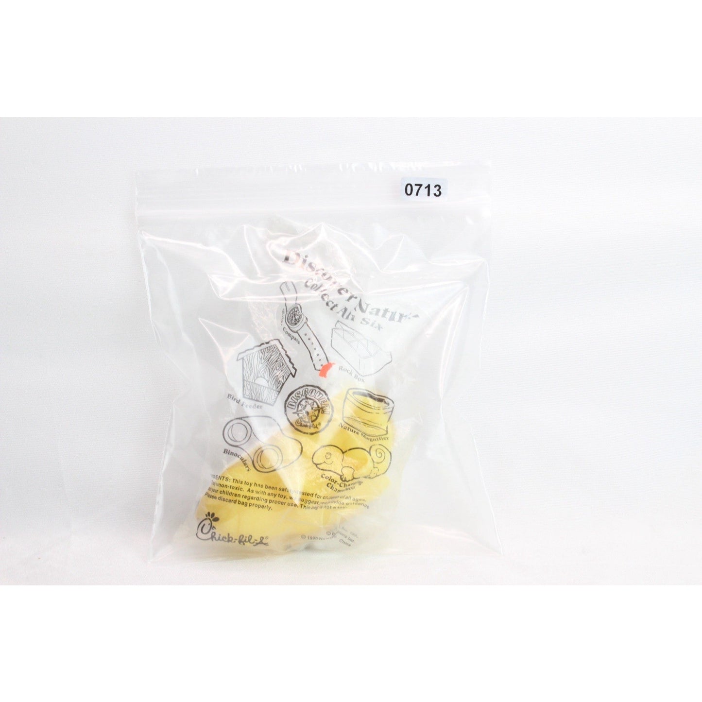 Chick fil a Toy Discover Nature Color Changing Chameleon 1998 Sealed New