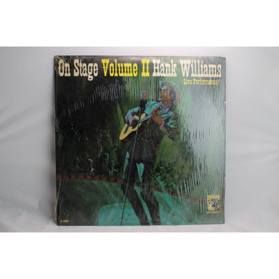 Hank Williams On Stage Volume 2 Vinyl Record Live Performance Tested Used