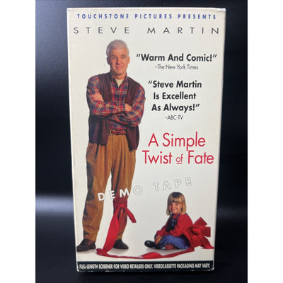 A Simple Twist of Fate VHS Full Length Rare Demo Tape Steve Martin Screener