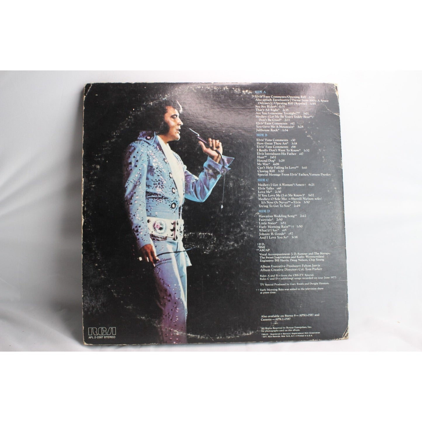 Elvis Presley In Concert Vinyl Record Tested Used