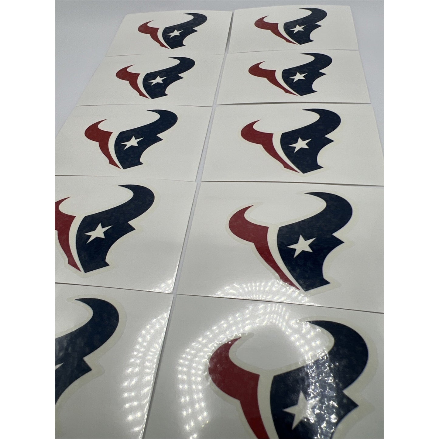 NFL Houston Texans Temporary Tattoo Pack Of 10 Face Body Tattoos Football Texas