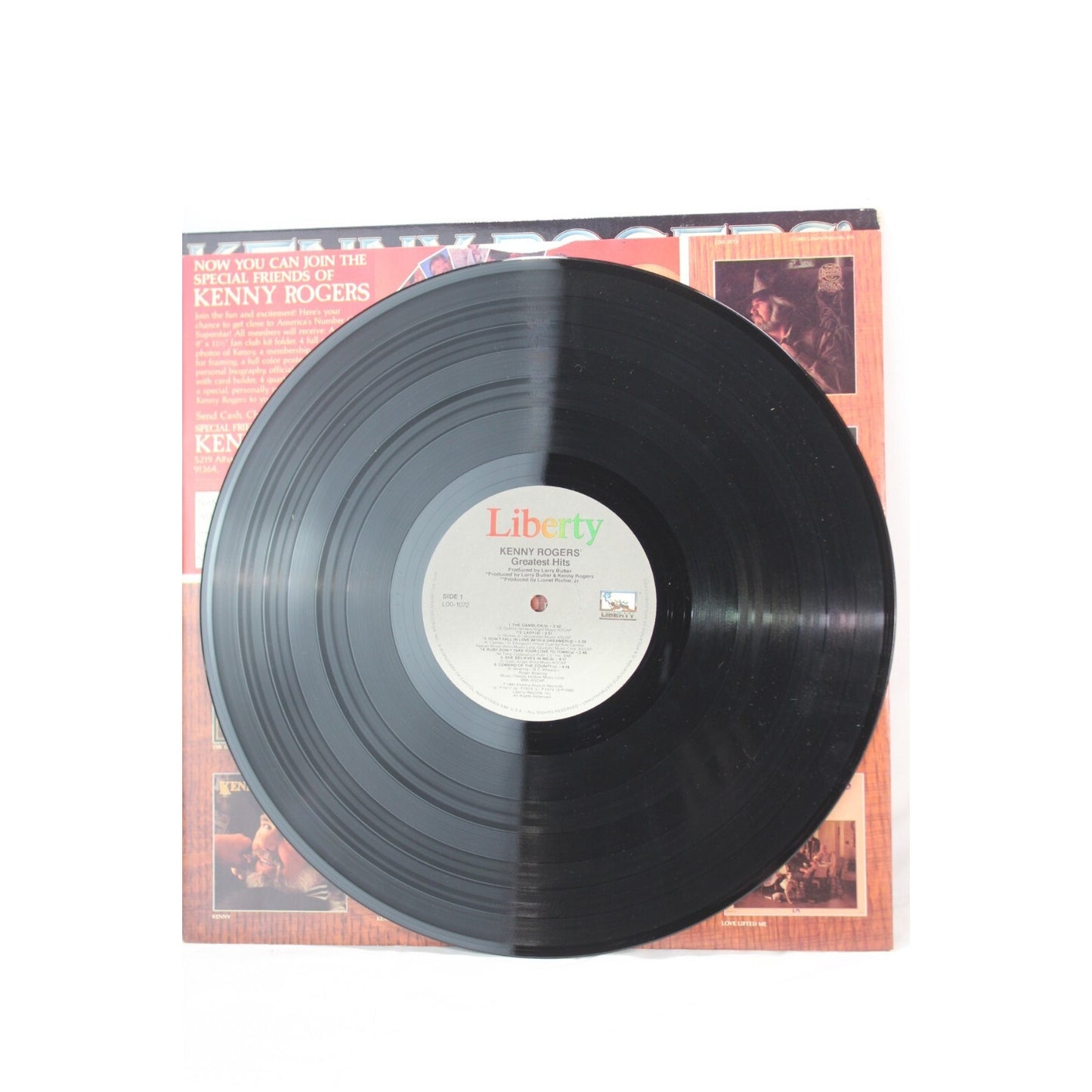 Kenny Rogers Greatest Hits Record Audio Tested Video Music Album Used