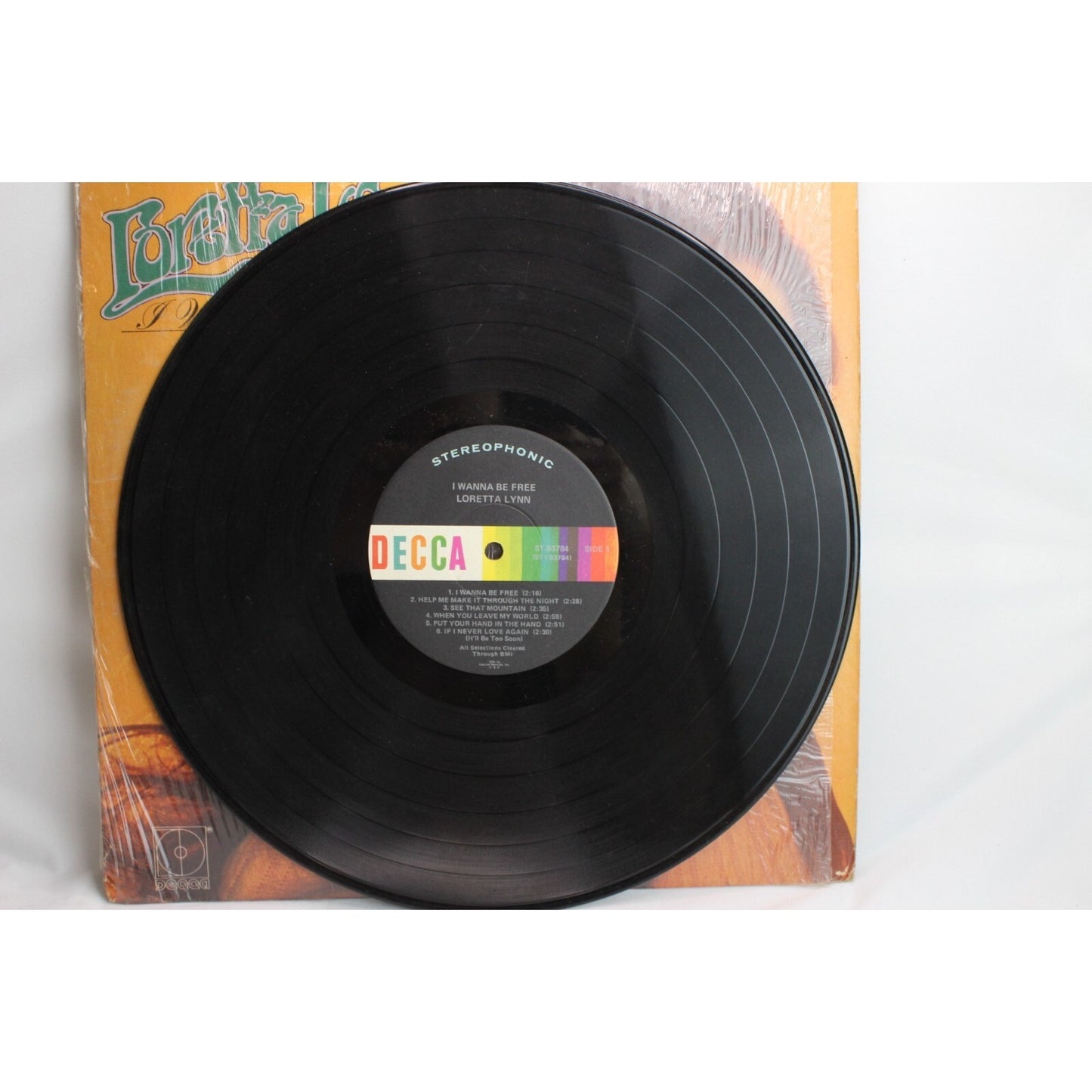 Loretta Lynn I Wanna Be Free Vinyl Record Tested Used