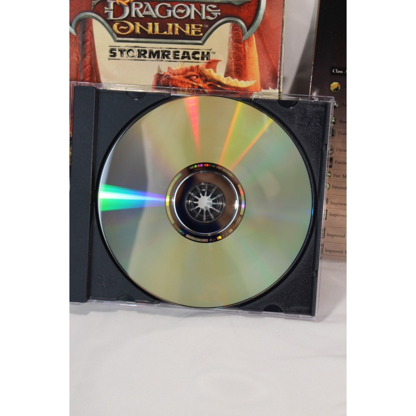 PC Dungeons and Dragons Online Stormreach Used Tested Video Game RPG MMO Fantasy
