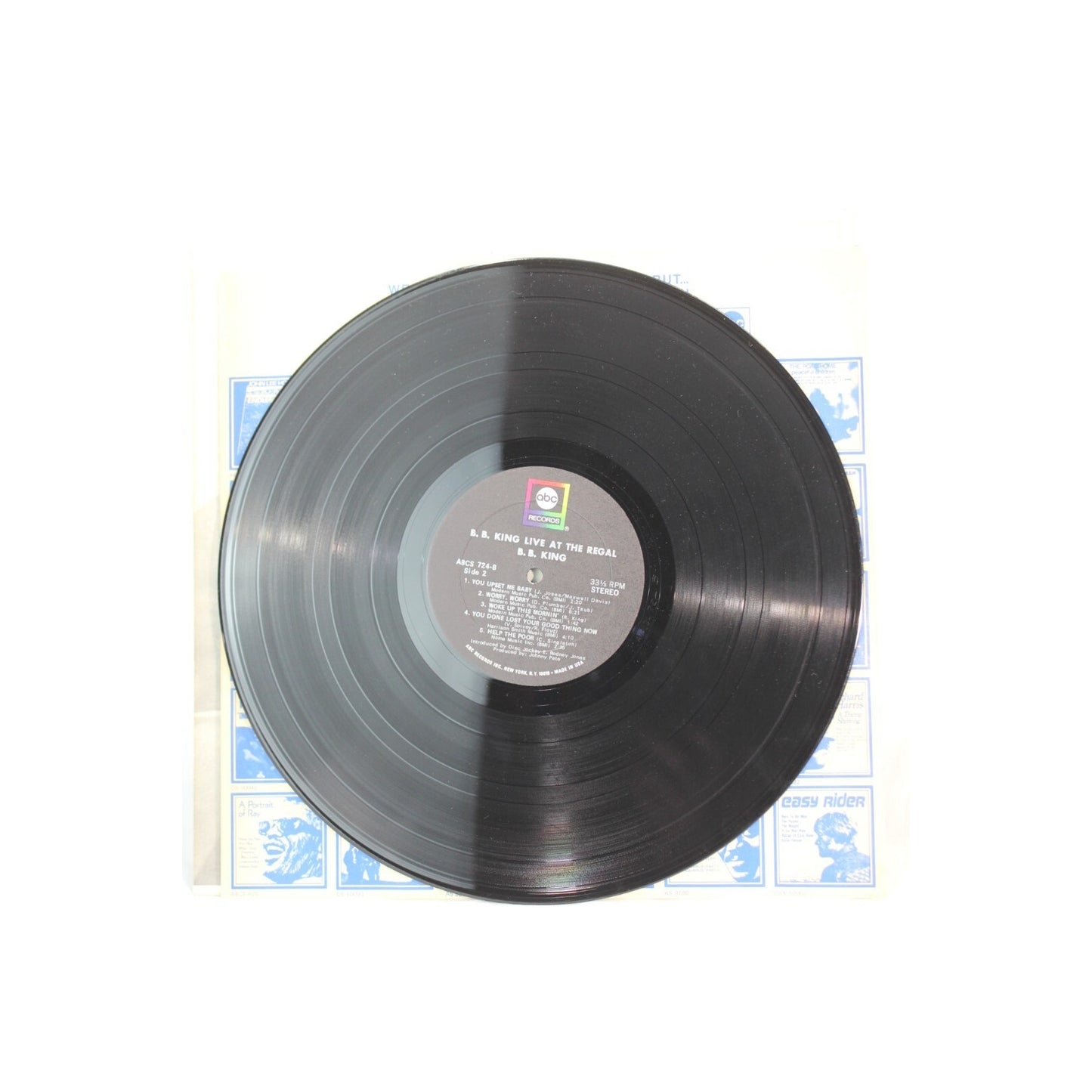 B.B. King Live at the Regal Record Audio Tested Video Music Album Used