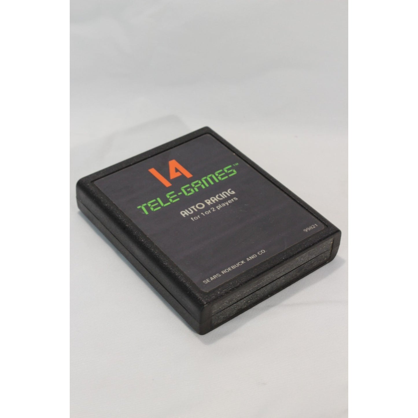 14 Telegames Auto Racing Atari 2600 Sears Roebuck Tested Classic Racing Game