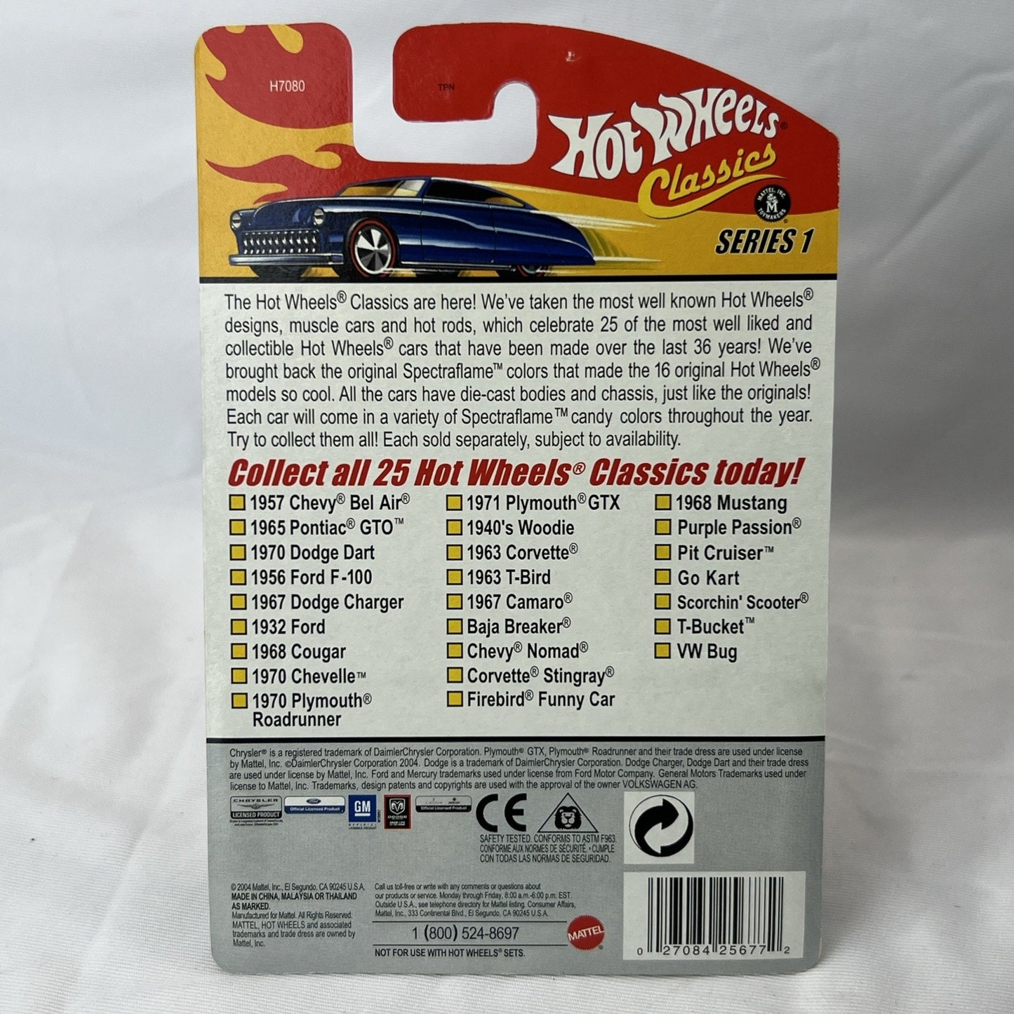 Hot Wheels Classics series 1 Baja Breaker In Pink Rare Color Die Cast #15 Of 25