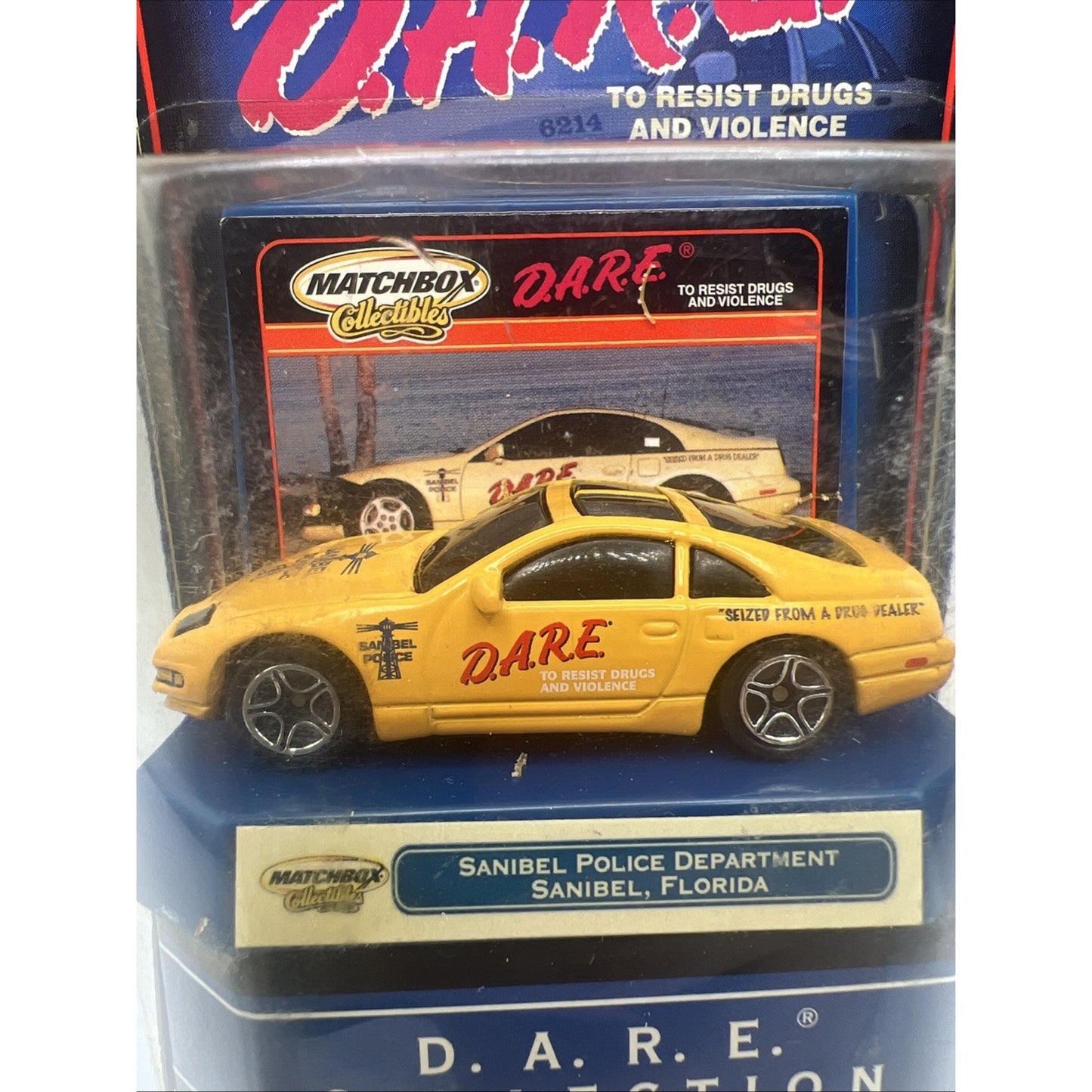 Matchbox Nissan 300ZX Z32 DARE Collection Yellow 92604 1:64 New In Box Sealed