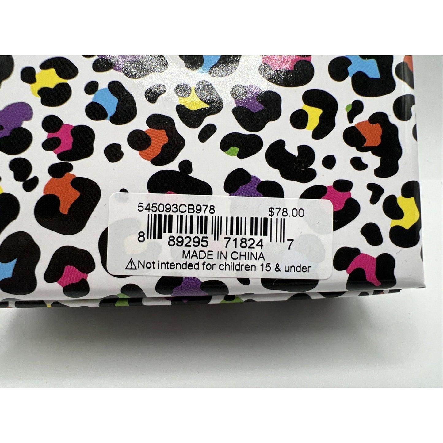 Betsey Johnson White Sugar Skull Jeweled Charm Keychain Bag Charm Day of Dead