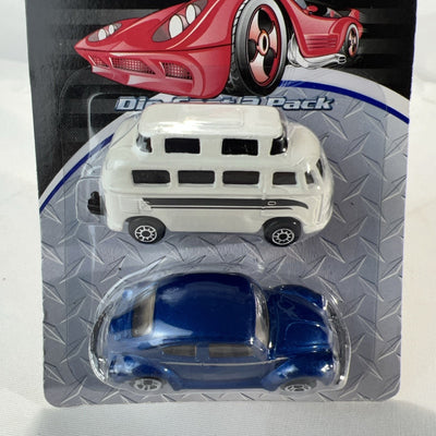 Kid Connection Die-Cast 2 Pack #55 Volkswagen Camper & VW Beetle 1300 Maisto New