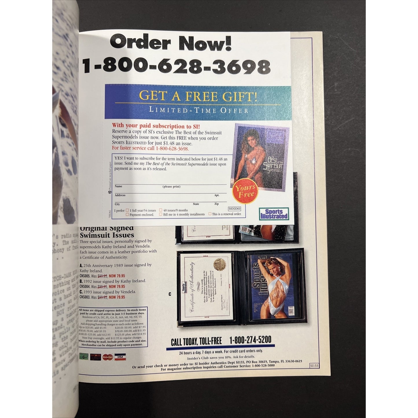 Sports Illustrated Swimsuit Issue Winter 1997 Tyra Banks Nothing but Bikinis