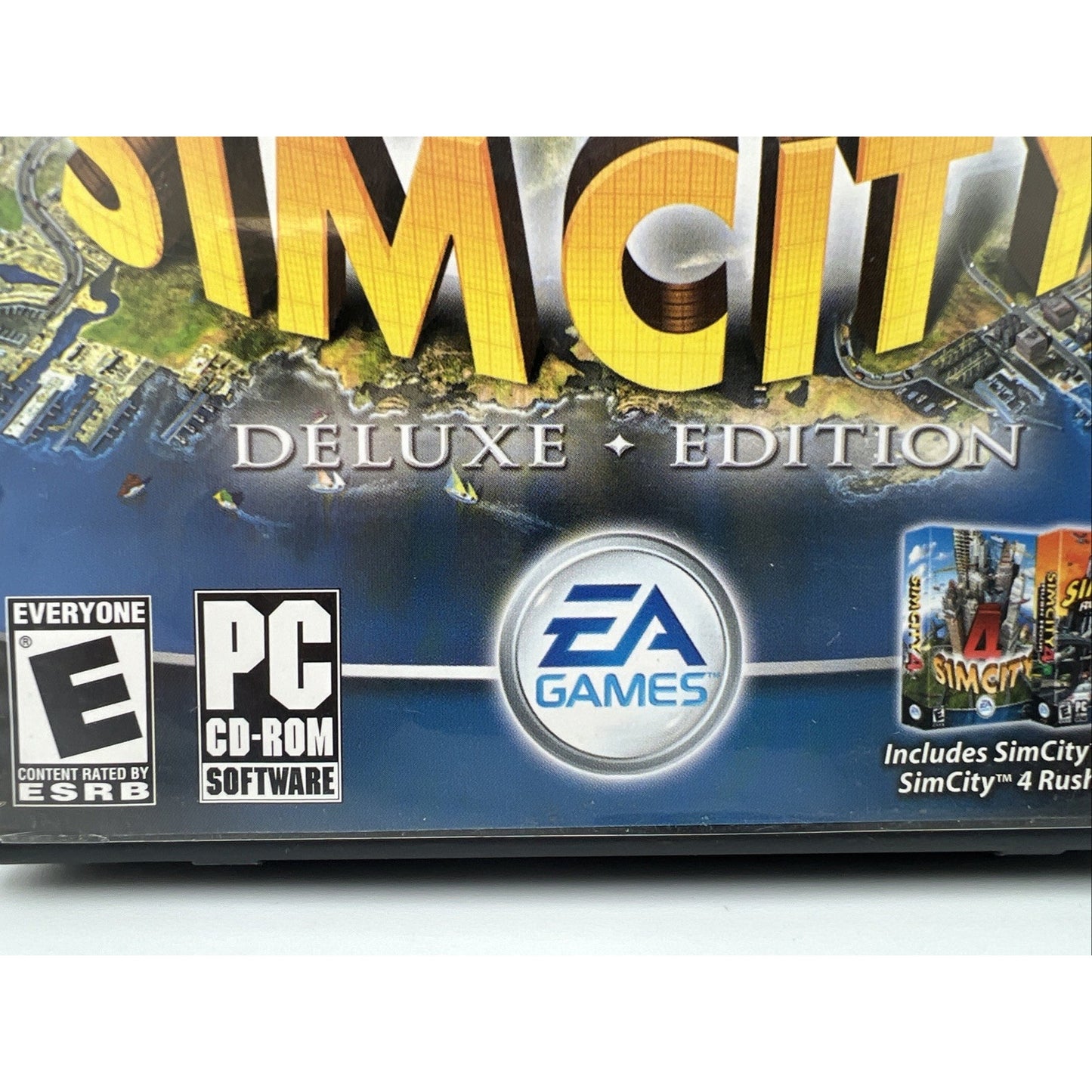 SimCity 4 Deluxe Edition (PC-CD, 2003) Big Box With Manuals And Case All Inserts