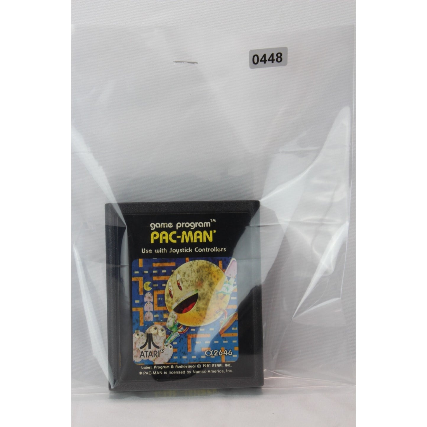 Pac-Man CX2646 Atari 2600 Tested Video Game Used