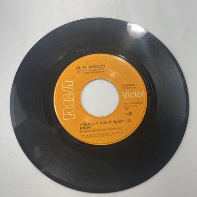 Elvis Presley I Really Don't Want To Know, RCA Victor 47-9960, Rock 45, 1971