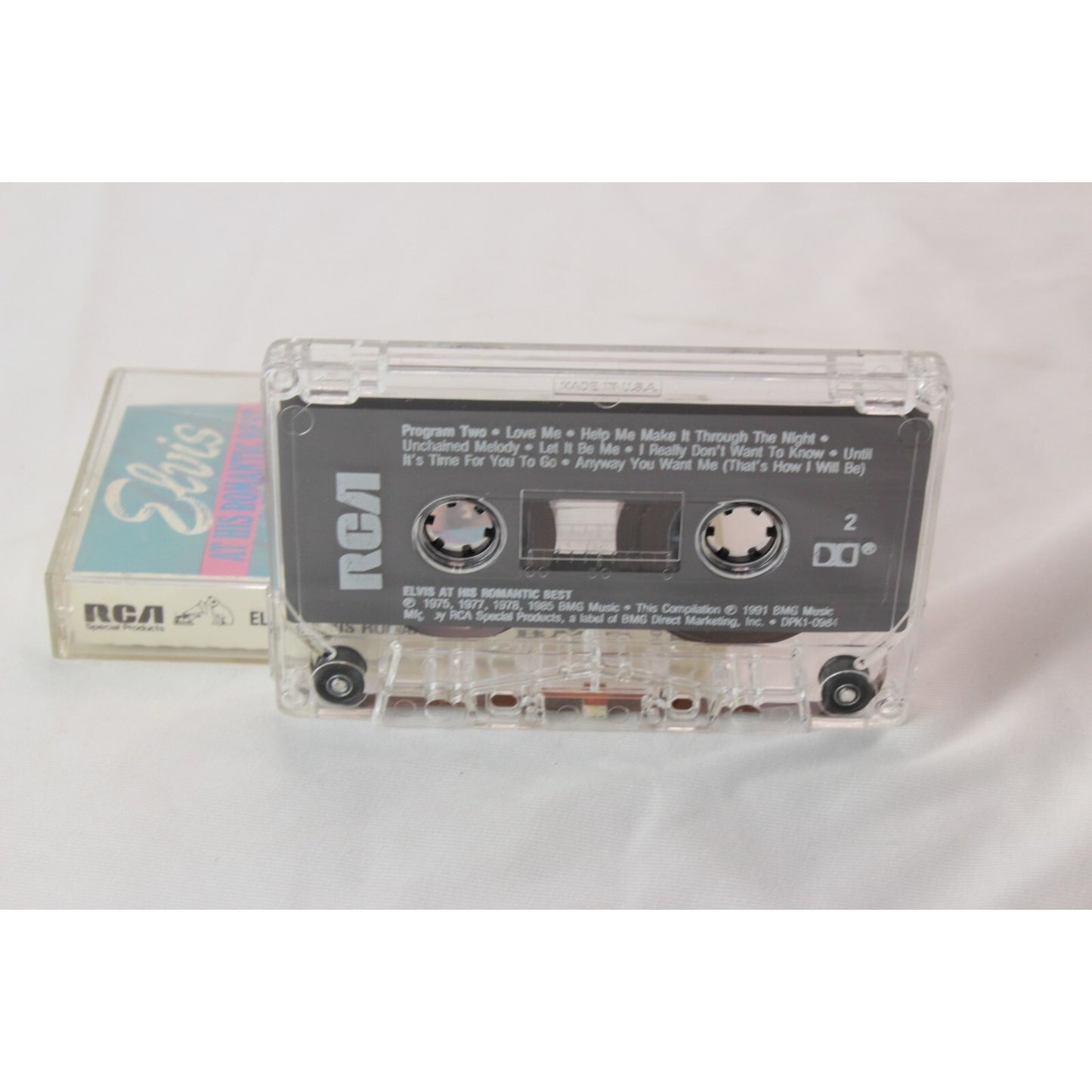 Elvis At His Romantic Best Cassette Tape Tested Music Used