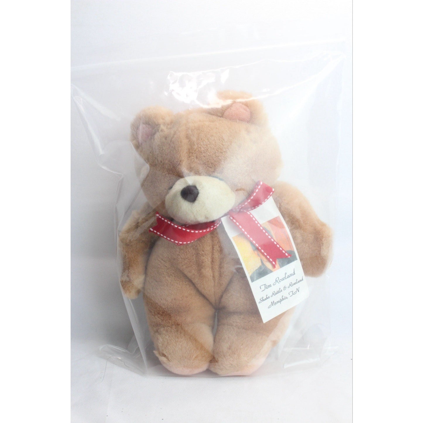 Tim Rowland Elvis Presley Impersonator Plush Bear Rare Collectible Stuffed Anima