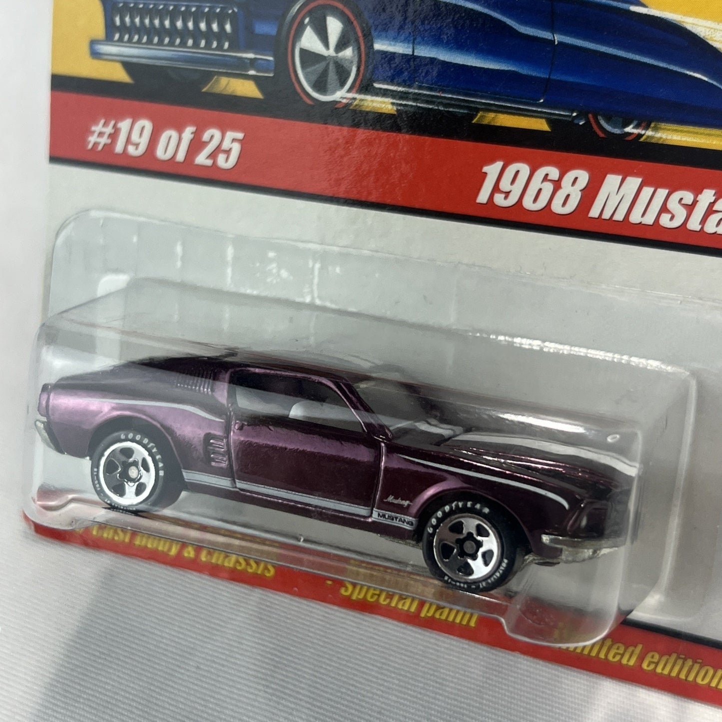 Hot Wheels 68 1968 Ford Mustang Classics Car #19 of 25 Series 1 Pink