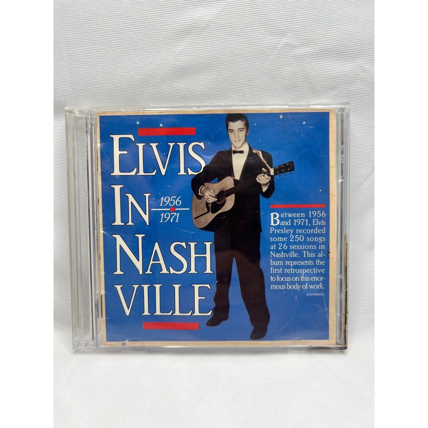 Elvis Presley Elvis In Nashville 1956–1971 Audio CD-ROM 1988 Used