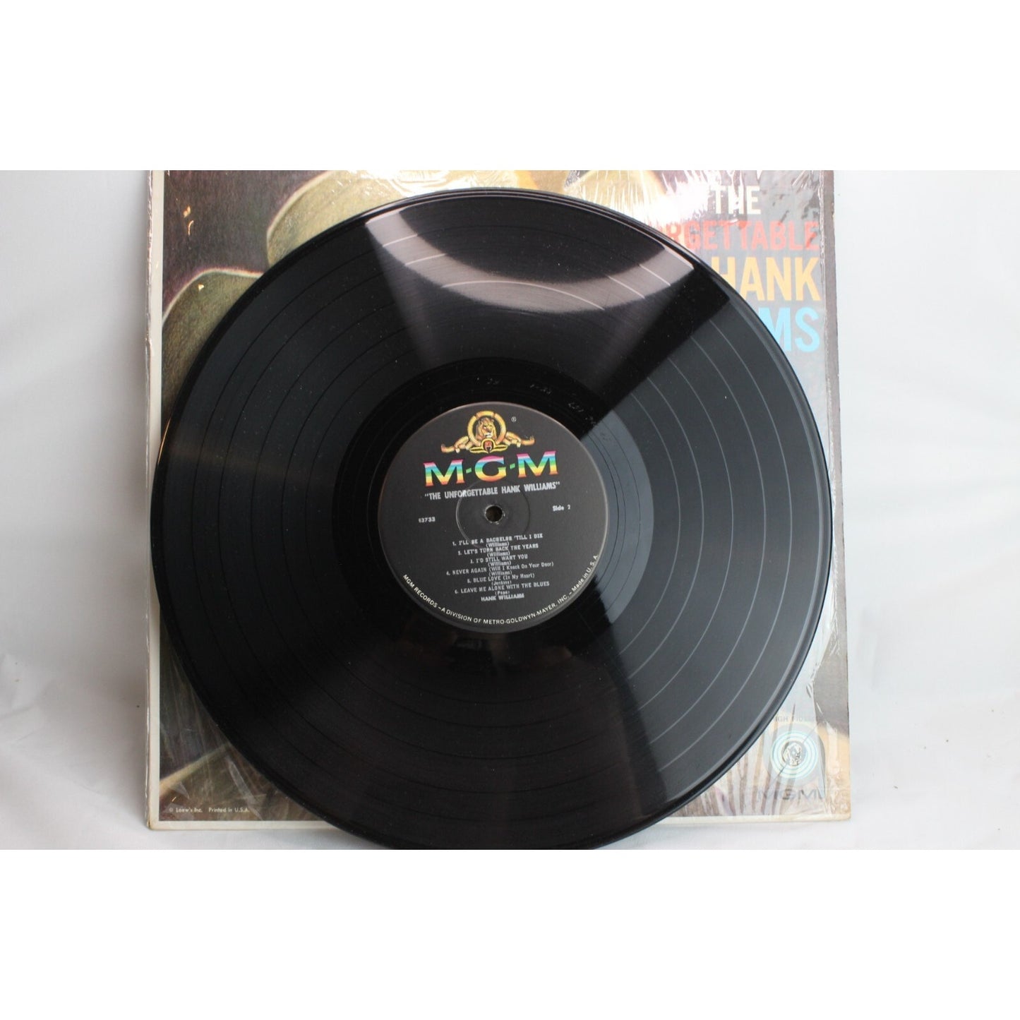 The Unforgettable Hank Williams Vinyl Record Tested Used