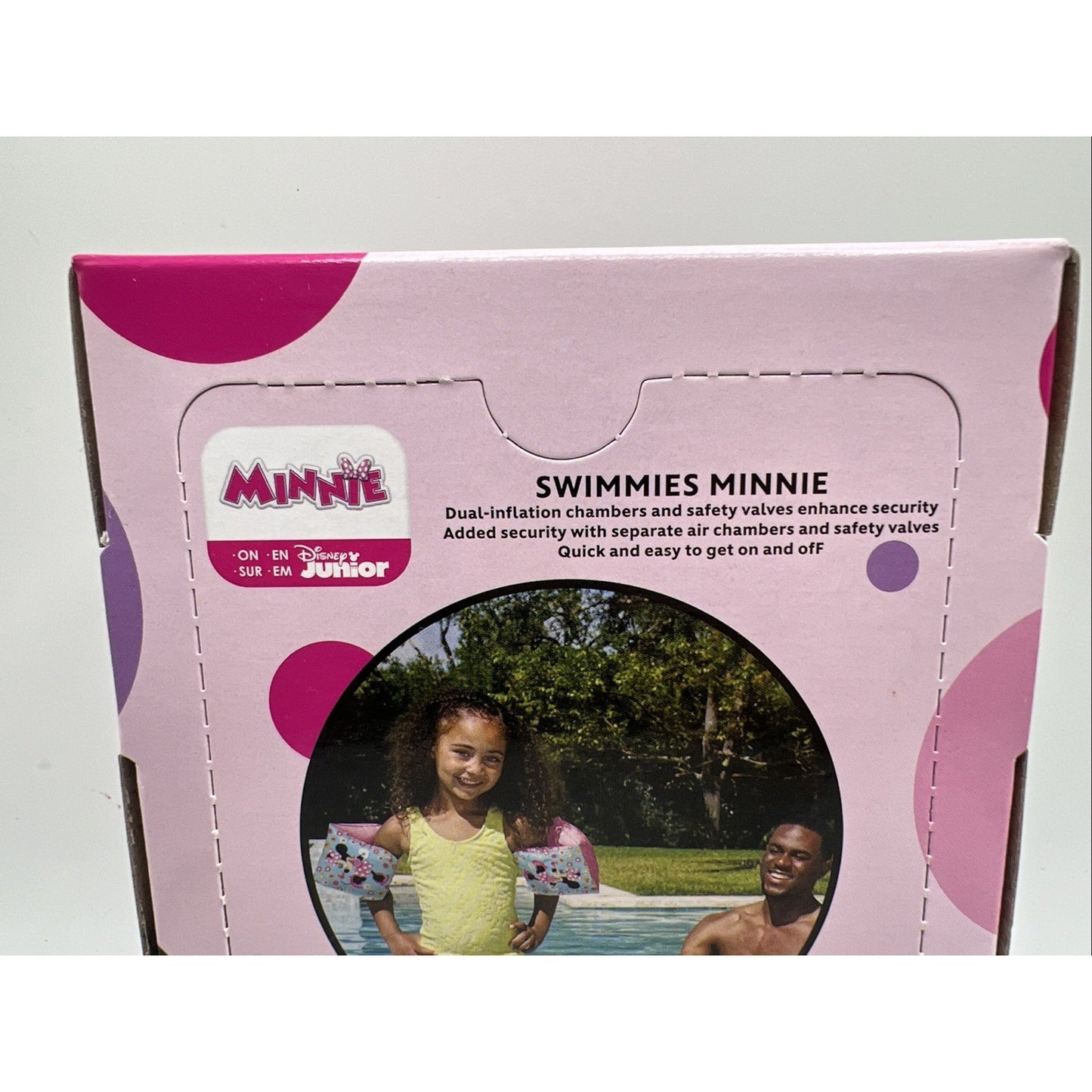 Swimways Disney Junior Minnie Floaties For Arms 3-5 Years New Pool Swim Help