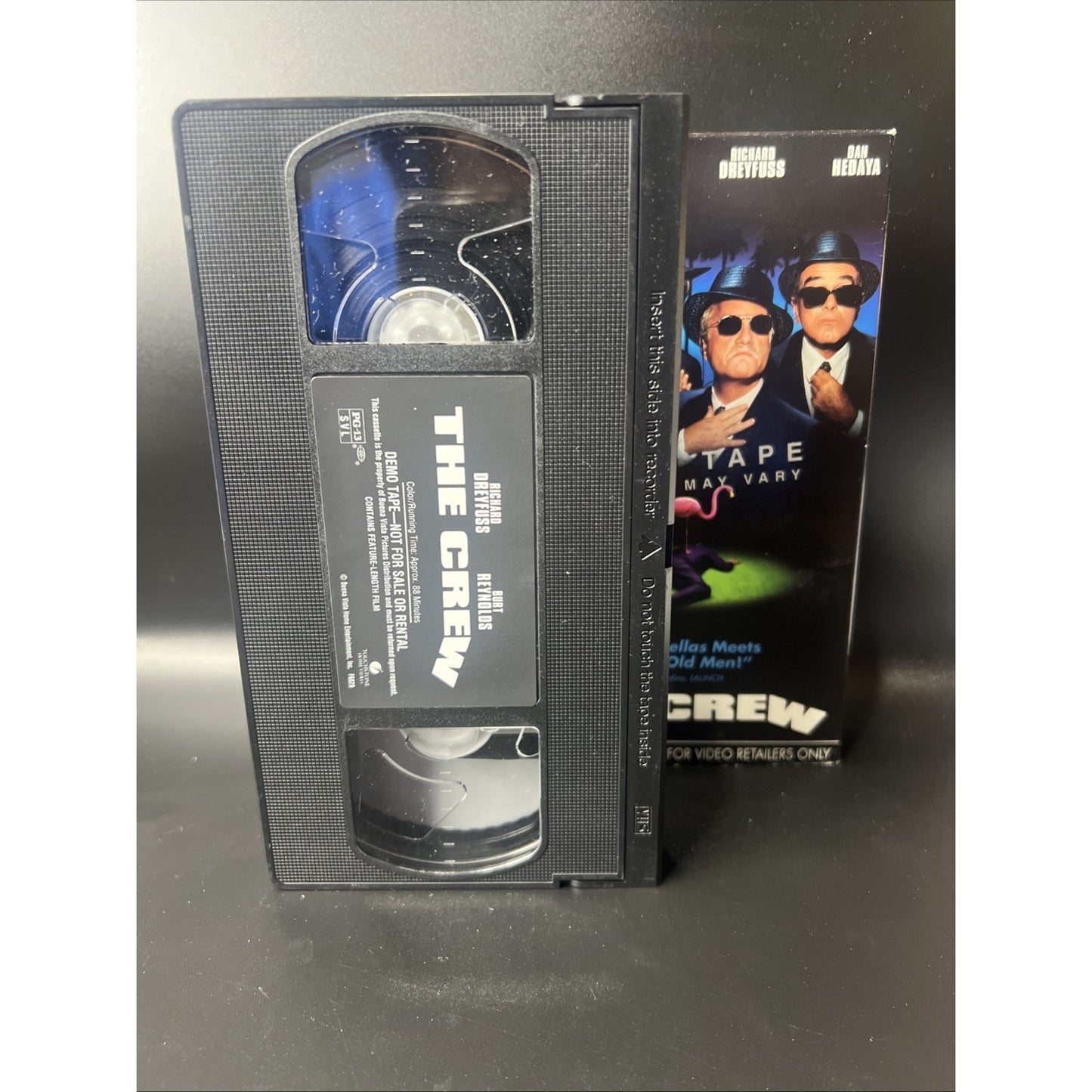 The Crew Demo Tape VHS Video Tape Movie Burt Reynolds Rare Full Length Screener