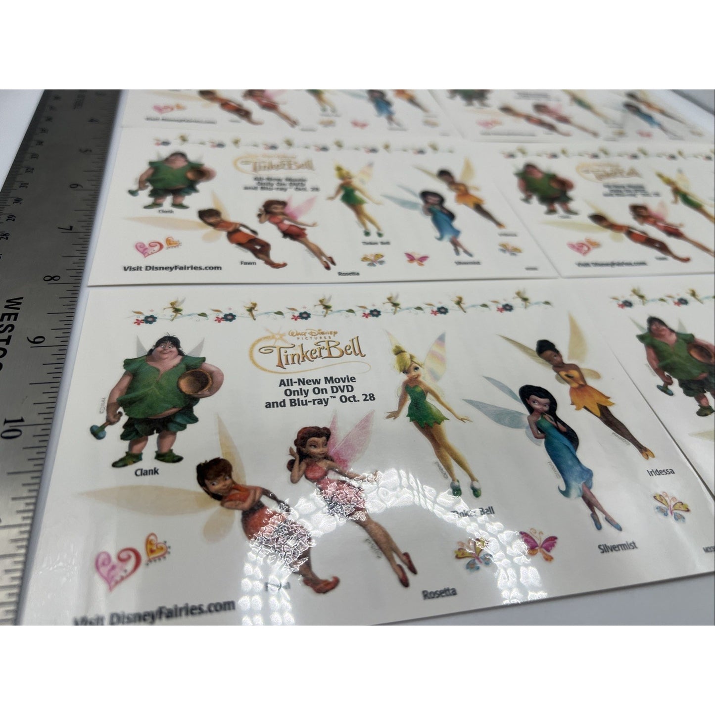 Walt Disney Pictures Peter Pan Tinkerbell Tattoo Temporary Tattoos Fairies Fairy